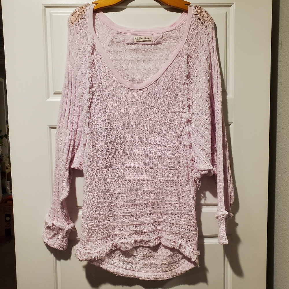 Like New, Small - We The Free Pink Sweater